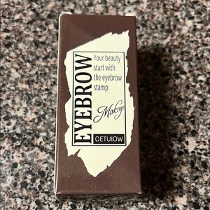 🆕️ Eyebrow Stamp Stencil Kit - Black Brown